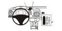Brodit 853808 ProClip center mount Honda Civic Hybrid 06-11