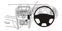 Brodit 654989 ProClip center mount Ford Transit Connect 14-18