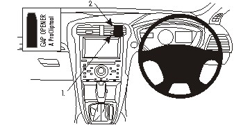 Brodit 654822 ProClip center mount Ford Mondeo 15-19