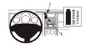 Brodit 853929 ProClip mittfäste Dodge Nitro 07-10