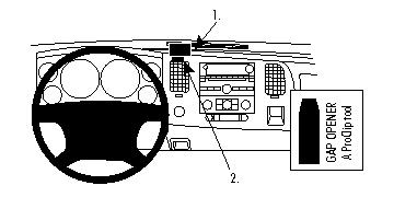 Brodit 854020 ProClip center mount Chevrolet Silverado 07-13