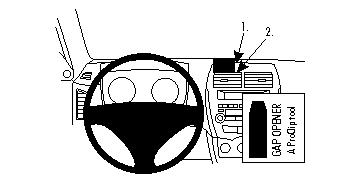 Brodit 854528 ProClip Citroen C4 Mitsu ASX/Outlandr 11-14 mittfäste