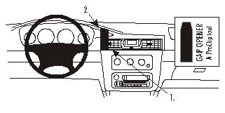 Brodit 852896 ProClip Chrysler Stratus 2001-2007