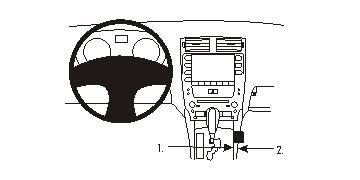 Brodit 833849 ProClip AUTOMAATTI Lexus IS Series/Conv 06-15