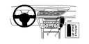Brodit 854622 ProClip Audi A6 11-14 konsolfäste, inte för träpanelpaneliin