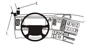 Brodit 803191 ProClip A-stolpsfäste Volvo FH/NH och FM series 03-06