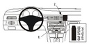 Brodit 853599 ProClip autohtainen fäste vinklat fäste BMW 316-330/E90/E91/E92/E93 05-1