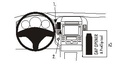 Brodit 853477 ProClip mittfäste Toyota Coroll Vers04-09 SportsVan05-07