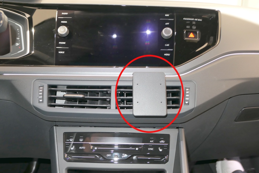 Brodit 855733 ProClip aukokoht mount center mount air vent Volkswagen Taigo 22-23