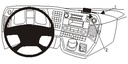 Brodit 213476 ProClip monteringsplattform förstärkt mittfäste Mercedes Benz Actros4 13-19 Anto