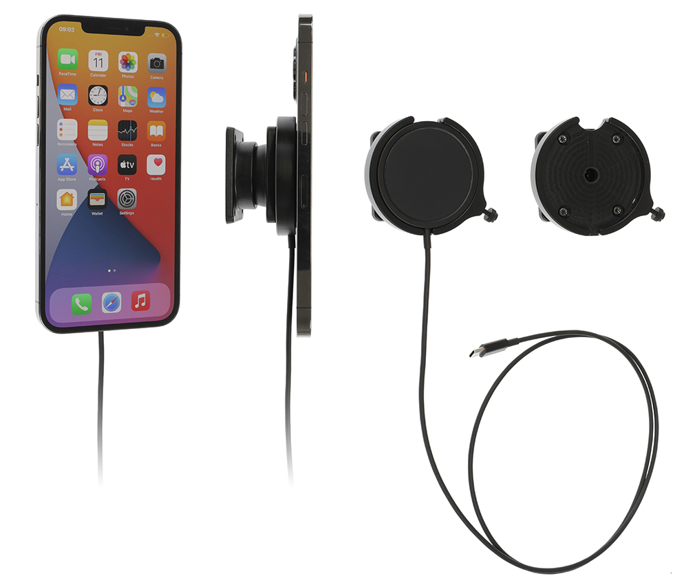 Pidike käänt Apple MagSafe +alatuki Apple iPhone 12 ->