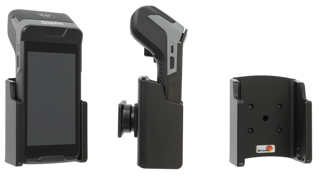 Brodit 711250 Passiv hållare myPOS Carbon