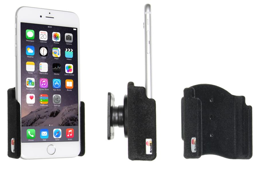 Brodit 511804 Passive holder with tilt swivel pehmust Apple iPhone 6S Plus Xs Max