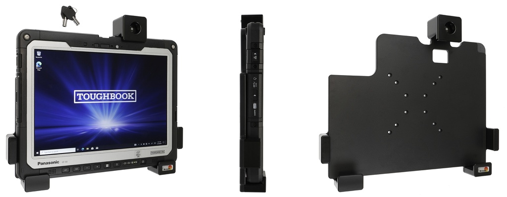 Brodit 739340 Passive holder with lock 2xavain Panasonic Toughbook CF-33