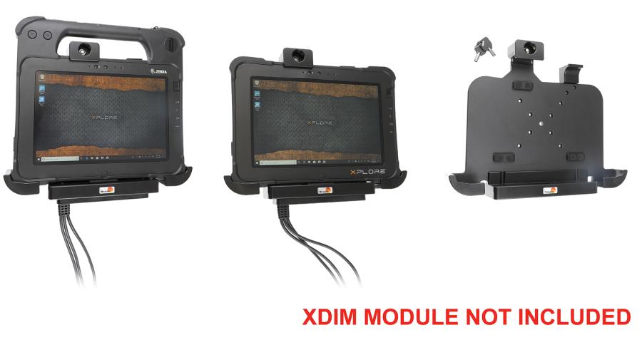 Brodit 216098 Passiv hållare lås med två nycklar Zebra Xplore L10 XPAD/XSLATE