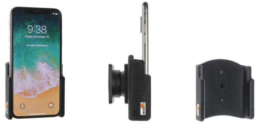 Brodit 511997 Passiv hållare med kulled flockad Apple iPhone X Xs