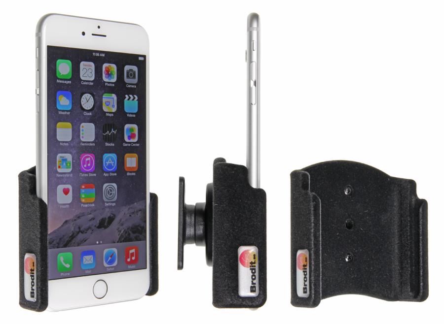 Brodit 511661 Passive holder with tilt swivel Apple iPhone 6P flocked