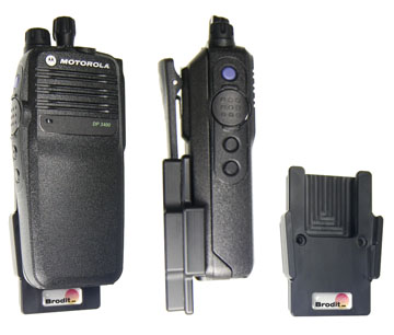 Brodit 510150 Passiv hållare kaikki akkukoot Motorola MOTOTRBO DP3400/3401