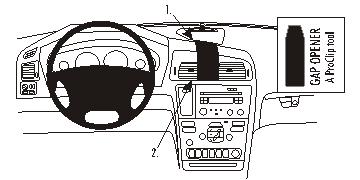 Brodit 213413 Brodit monteringteline taksamitt Volvo S60 00-10 V70 N 00-08 XC70