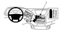Brodit 213465 Mounting platform extra-strength console mount Mercedes Benz Actros 03-13