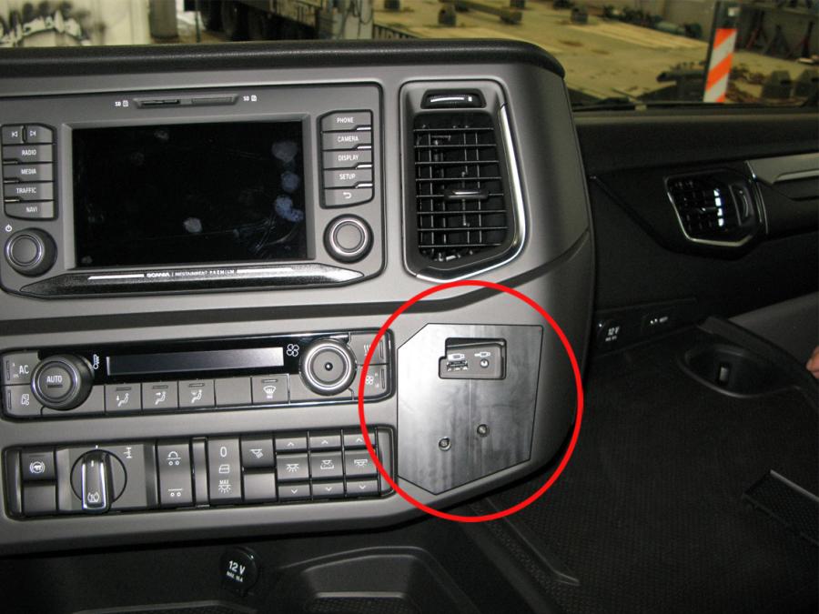 Asennusteline autokoht vahva Scania S/R-series 17-24 S-series