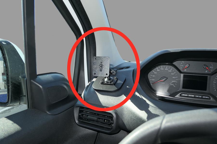 Brodit 213554 Monteringsplattform modellanpassat fordonsfäste förstärkt Citroen Berlingo III 19-22