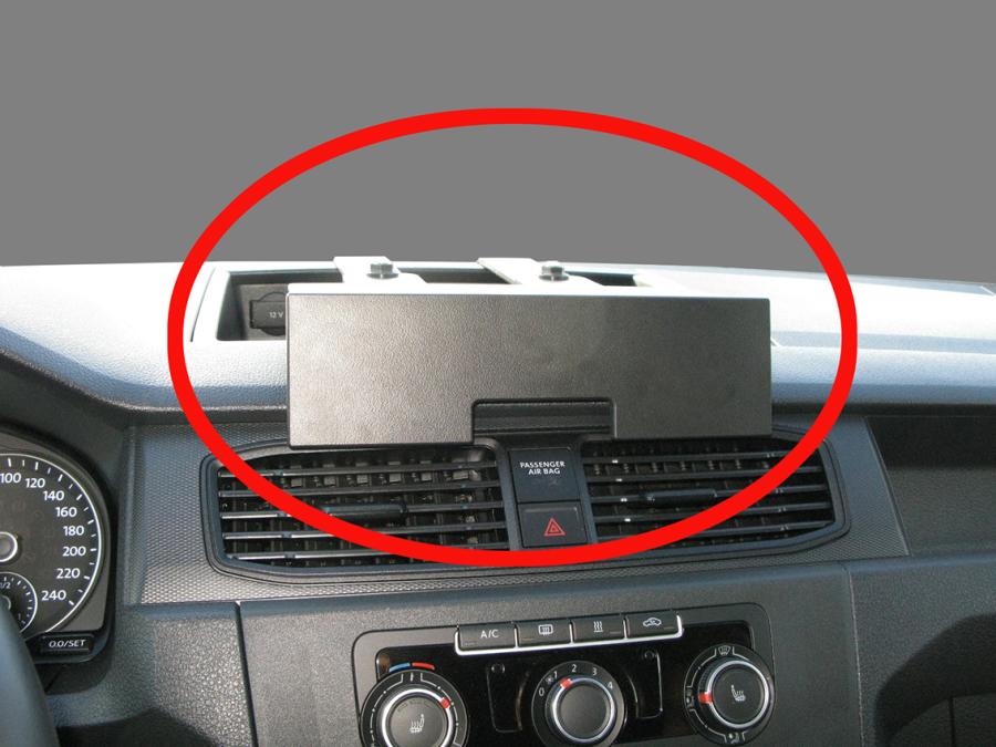 Brodit 213533 Monteringsplatta modellanpassat fordonsfäste förstärkt mittfäste Volkswagen Caddy/Life 16-19