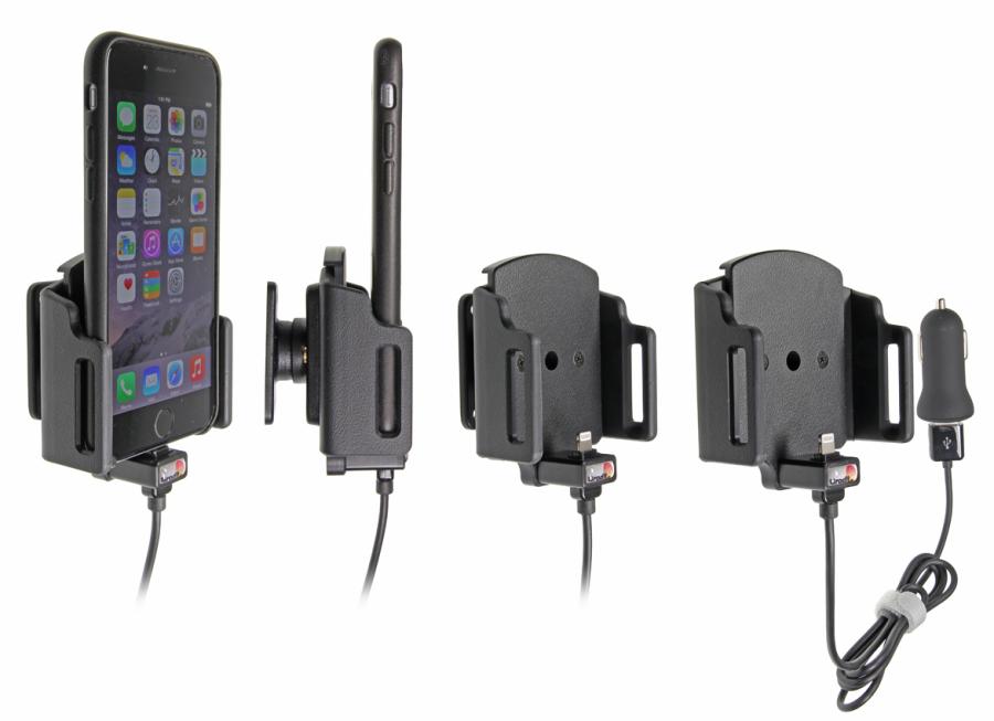 Brodit 521666 Active holder with USB-cable and cig-plug adapter