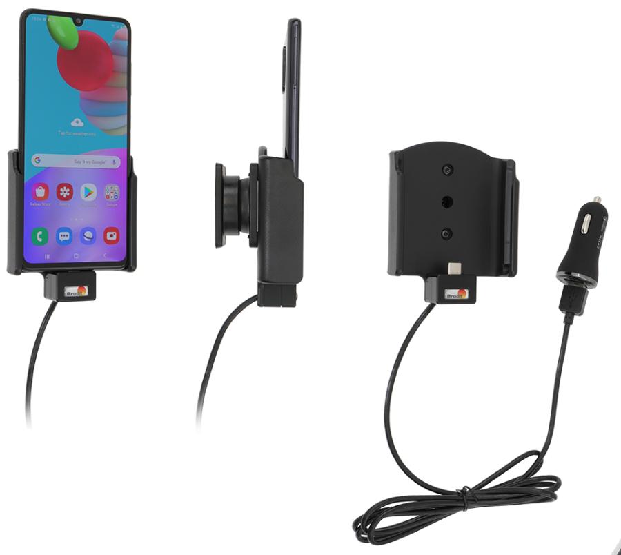 Brodit 721220 Aktiv hållare ciggkontakt Samsung Samsung Galaxy A41 (SM-A415F)