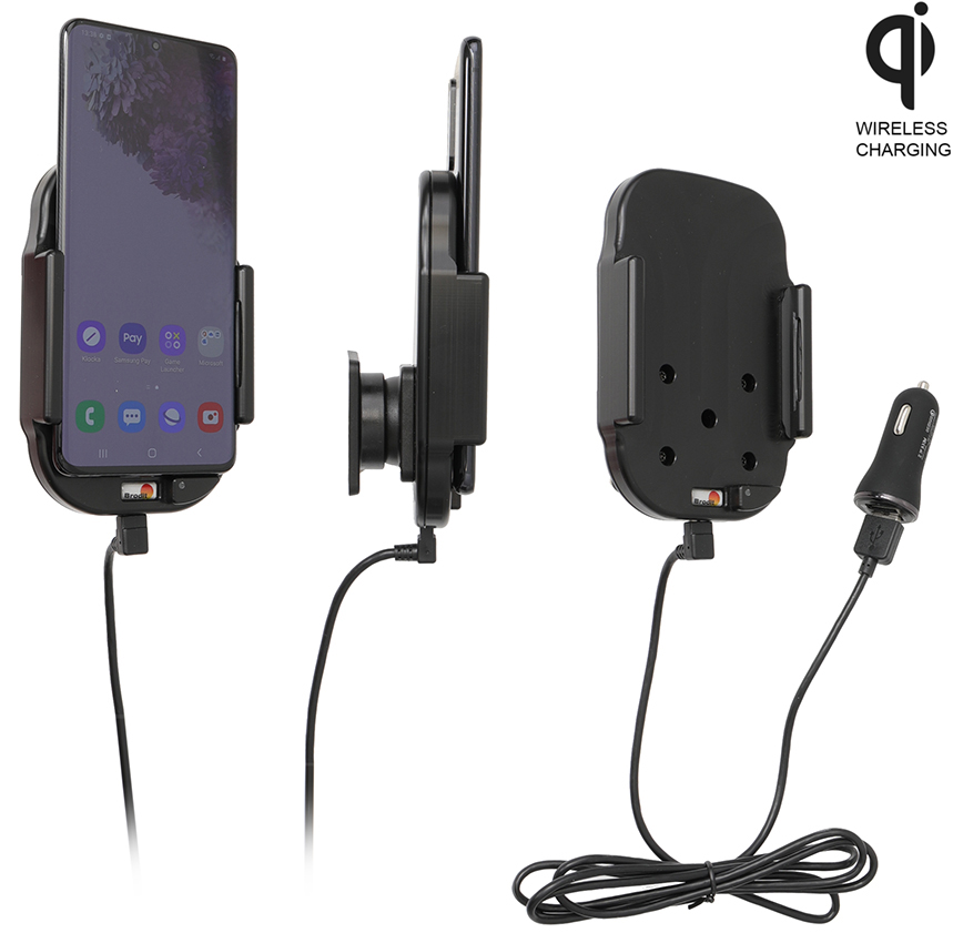 Brodit 718191 Active holder cig-plug Qi wireless Samsung Galaxy S20 Plus 5G