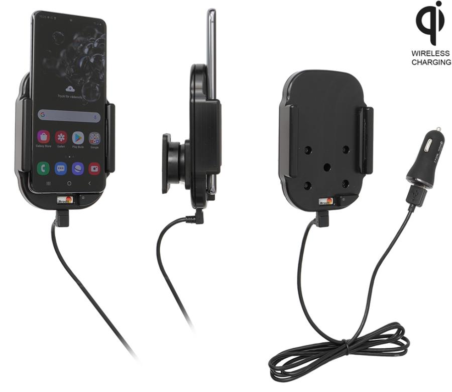Brodit 718190 Active holder cig-plug Qi wireless Samsung Galaxy S20 4G, 5G