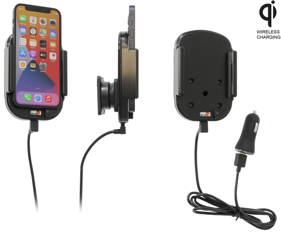 Brodit 718234 Active holder cig-plug Qi wireless Apple iPhone 12 Mini