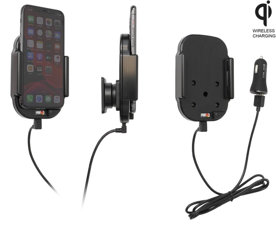 Brodit 718161 Aktiv hållare ciggkontakt Qi wireless Apple iPhone 11 Pro
