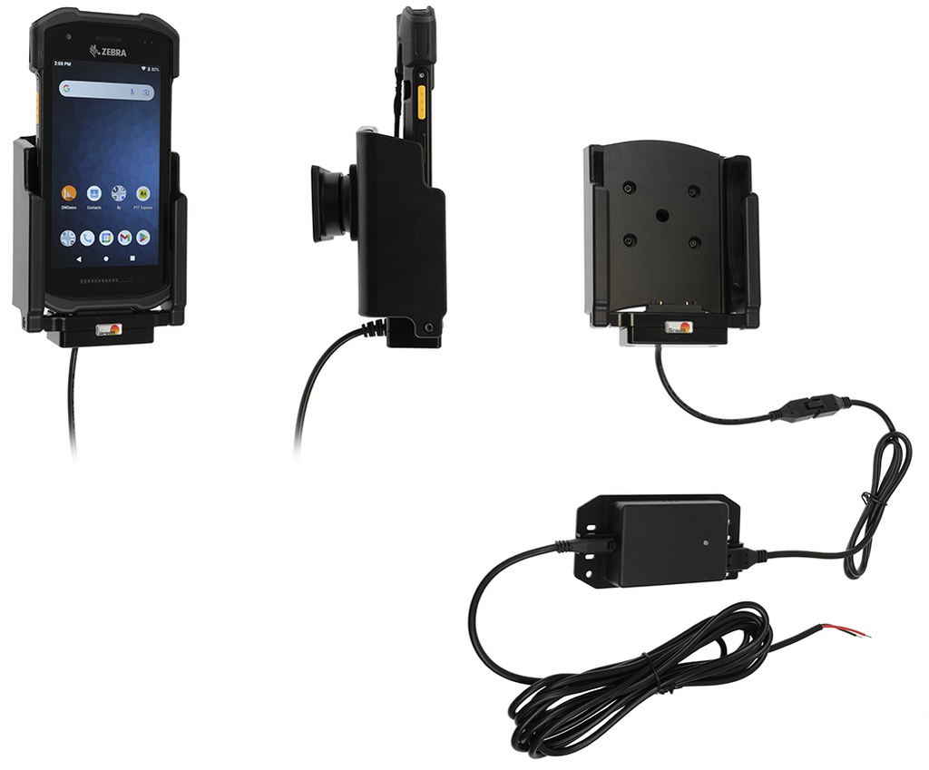 Brodit 713338 Aktiv hållare för fast installation original Rugged Boot Zebra TC21/TC26