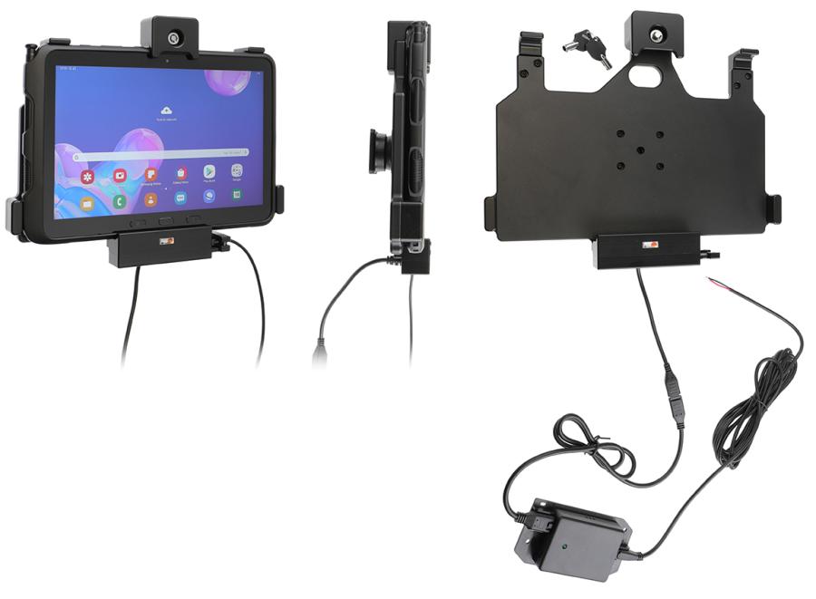 Brodit 736149 Aktiv hållare för fast installation låsbar USB host Samsung Galaxy Tab Active Pro T5