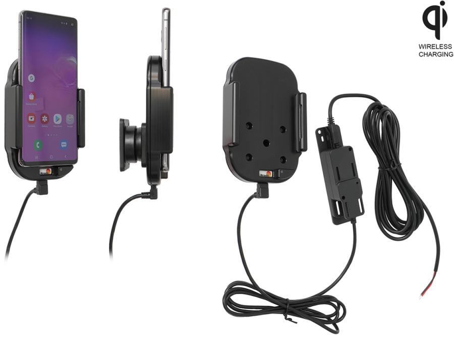 Brodit 719115 Aktiv hållare för fast installation Qi wireless Samsung Galaxy S10