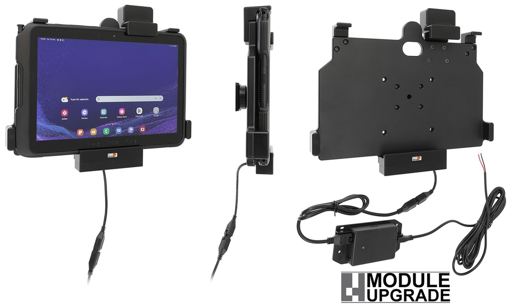 Brodit 747328 Aktiv hållare för fast installation fjäderlås Samsung Galaxy Tab 4 Pro SM-T630