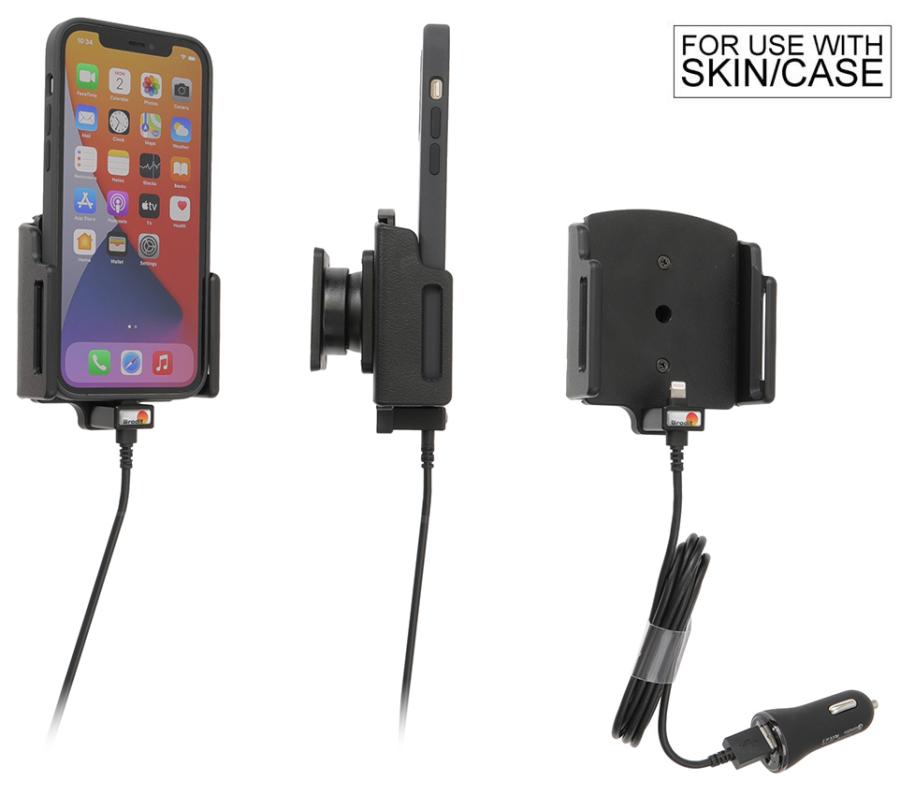 Brodit 721237 Aktiv hållare med USB-kabel och cigg-adapter