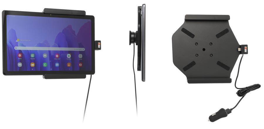 Brodit 721229 Active holder cig-plug QC3A+2,4A Samsung Galaxy Tab A7 10.4 (2020