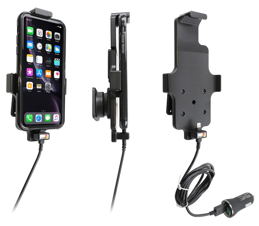 Brodit 721091 Active holder cig-plug QC kork 150-165mm Apple iPhone 11/12/12Pro/XR