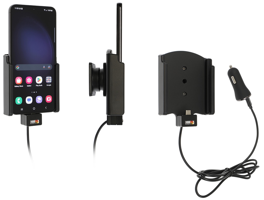 Brodit 721345 Active holder cig-plug Samsung Galaxy S23+ SM-S916B/DS
