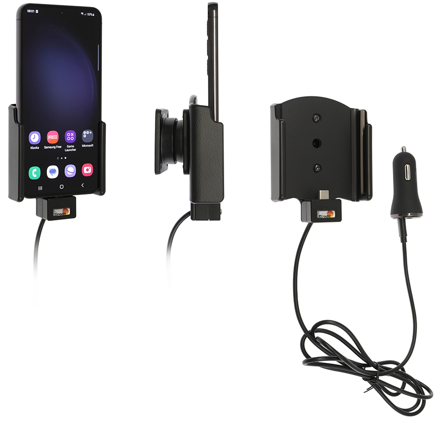 Brodit 721344 Aktiv hållare ciggkontakt Samsung Galaxy S23 SM-S911B/DS
