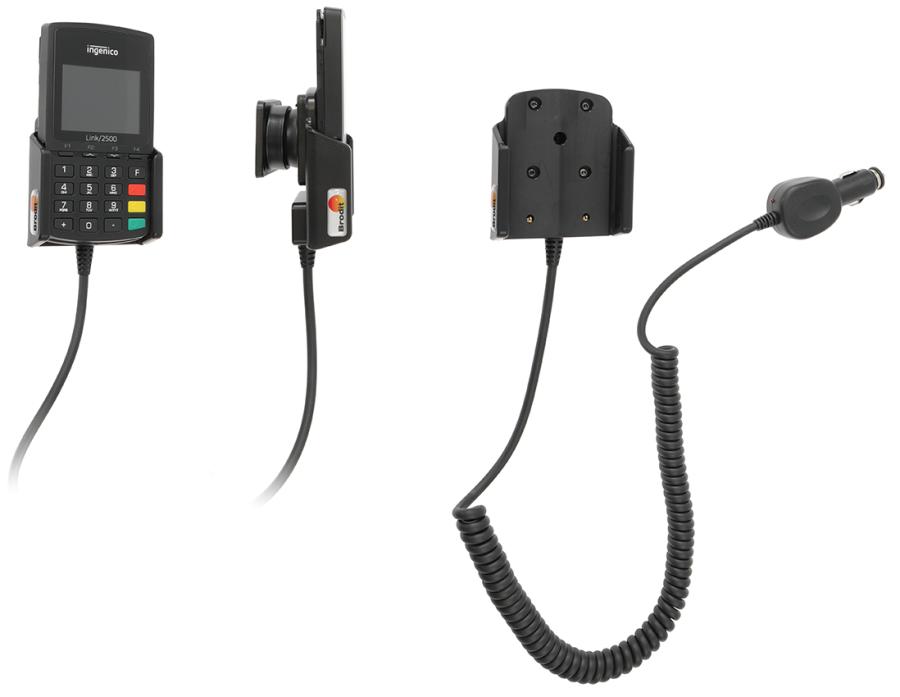 Brodit 712261 Active holder cig-plug Ingenico Link 2500i