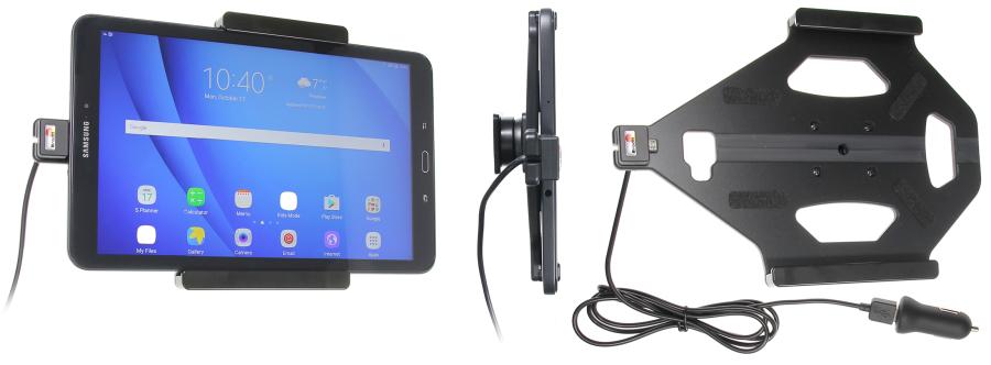 Brodit 521919 Active holder with tilt swivel cig-plug USB Samsung Galaxy Tab A 10.1 2016
