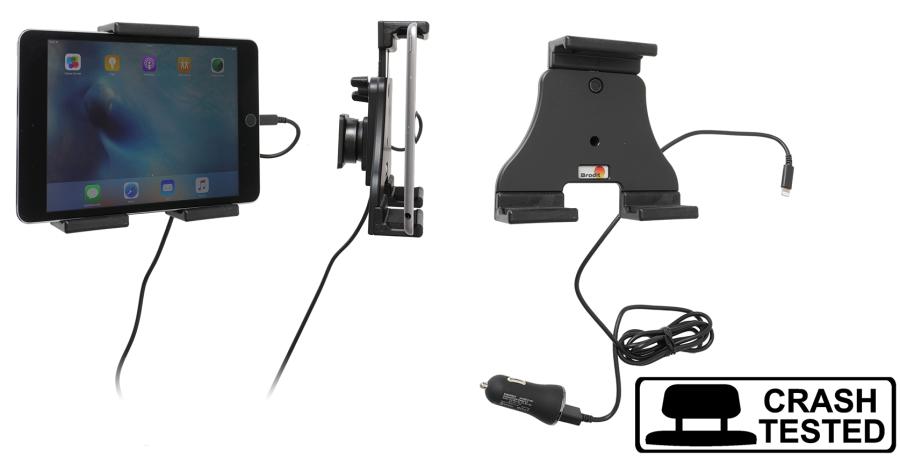 Brodit 721187 Active holder with USB-cable and cig-plug adapter