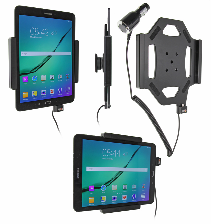 Brodit 512782 Active holder with tilt swivel cig-plug Samsung Galaxy Tab S2 9.7