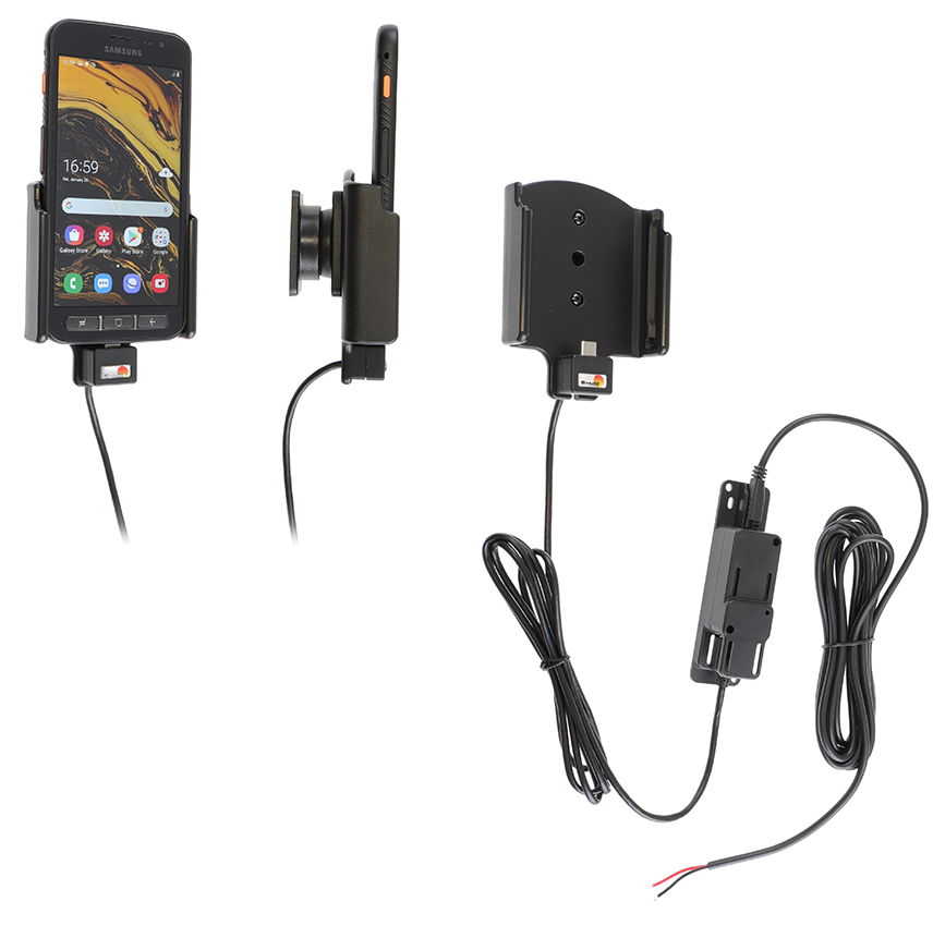 Brodit 727133 Active holder with tilt swivel for fixed installation Samsung Galaxy Xcover 4s