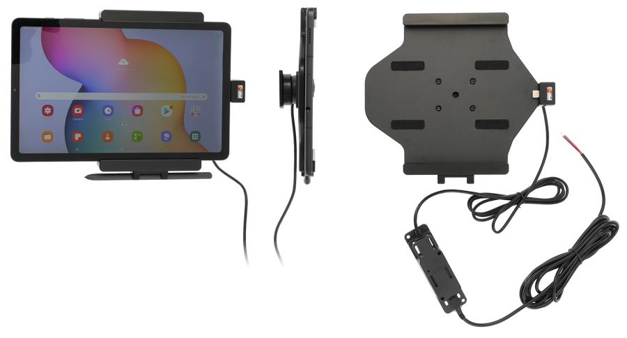 Brodit 727211 Aktiv hållare med kulled för fast installation Samsung Galaxy Tab S6 Lite SM-P6