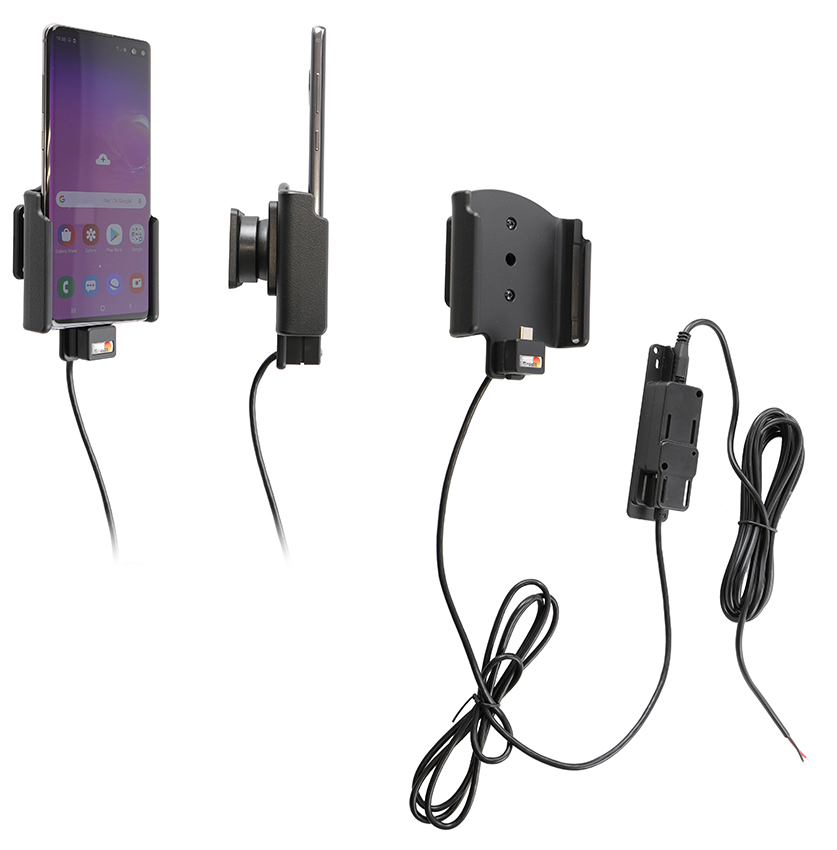 Brodit 727116 Active holder with tilt swivel for fixed installation Samsung Galaxy S10+
