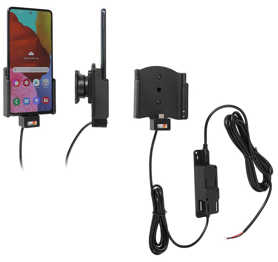 Brodit 727206 Aktiv hållare med kulled för fast installation Samsung Galaxy A51 SM-A515F/DSN